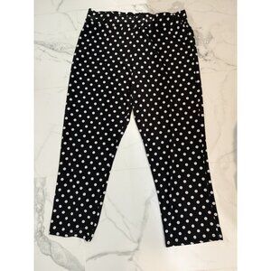 Fashque Studio Polka Dot Stretch Pants Size L